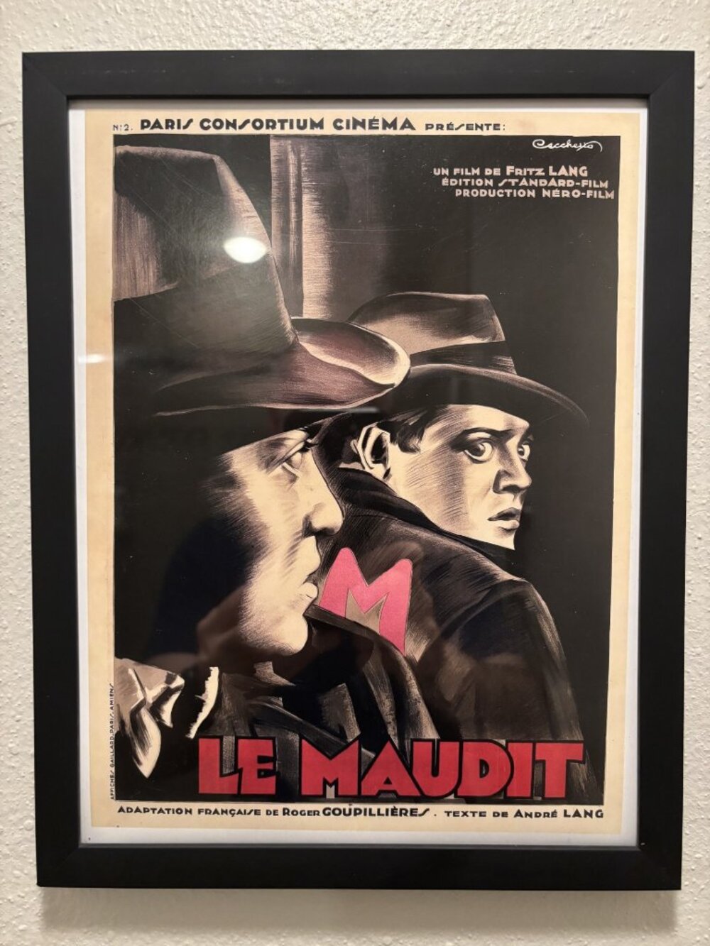 M (1931) Framed 8.5x11 Inch Art Print